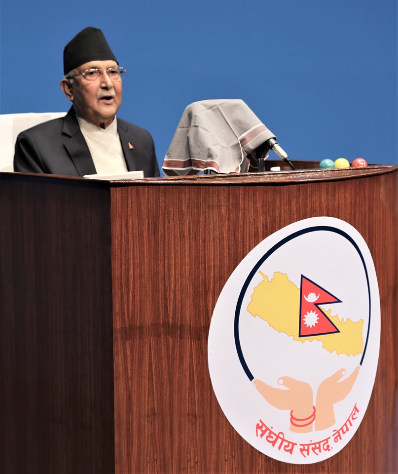 संसदलाई प्रधानमन्त्रीको जवाफः बजेट कोरोना रोकथाम र नियन्त्रणमा केन्द्रित छ 